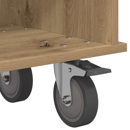 Supporto TV Rovere artigianale 100 x 35 x 35 cm