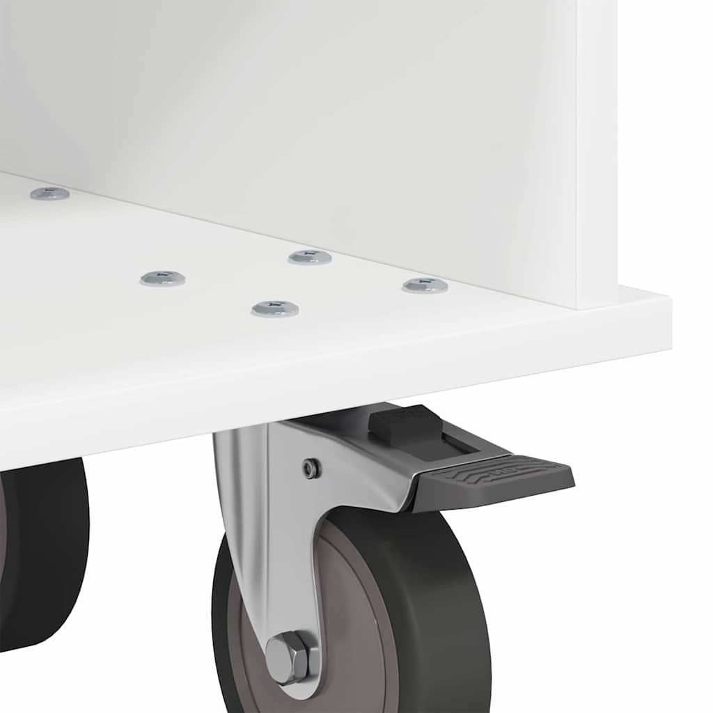 Supporto TV Bianco 68,5 x 35 x 35 cm Legno multistrato