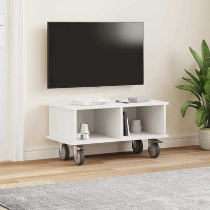 Supporto TV Bianco 68,5 x 35 x 35 cm Legno multistrato
