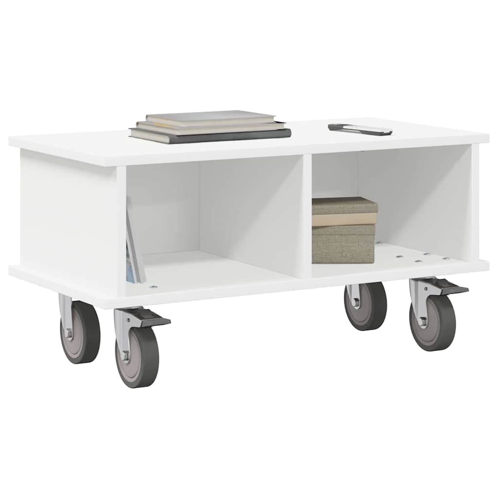 Supporto TV Bianco 68,5 x 35 x 35 cm Legno multistrato