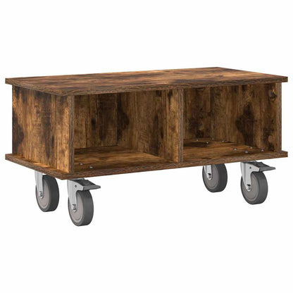 Supporto TV Rovere fumé 68,5 x 35 x 35 cm Legno multistrato