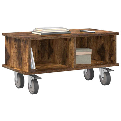 Supporto TV Rovere fumé 68,5 x 35 x 35 cm Legno multistrato