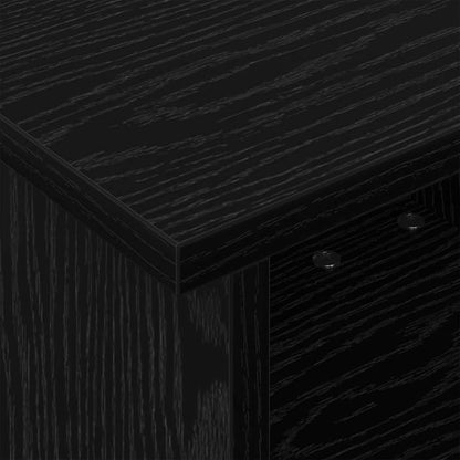 Supporto TV Rovere Nero 37 x 35 x 35 cm Legno multistrato