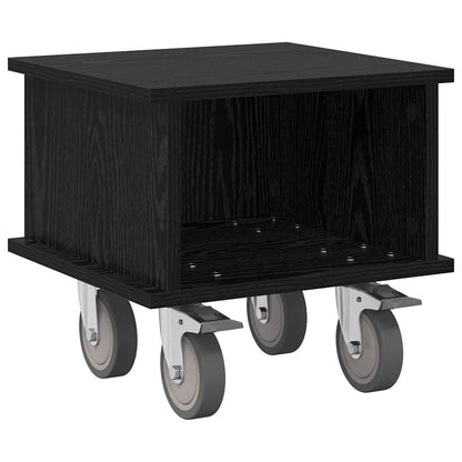 Supporto TV Rovere Nero 37 x 35 x 35 cm Legno multistrato