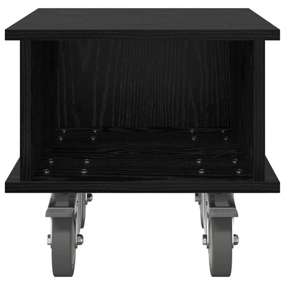 Supporto TV Rovere Nero 37 x 35 x 35 cm Legno multistrato