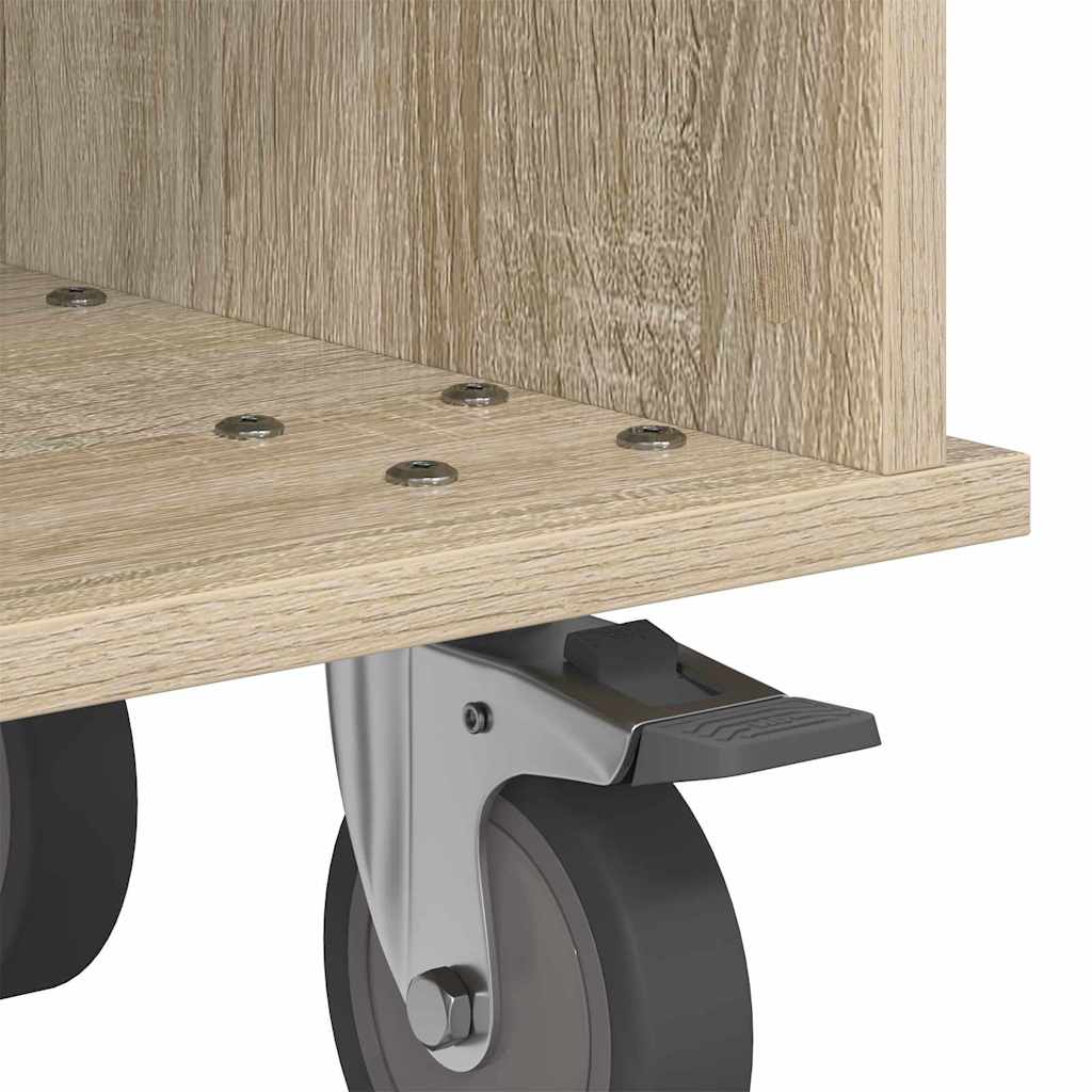 Supporto TV Rovere Sonoma 37 x 35 x 35 cm Legno multistrato