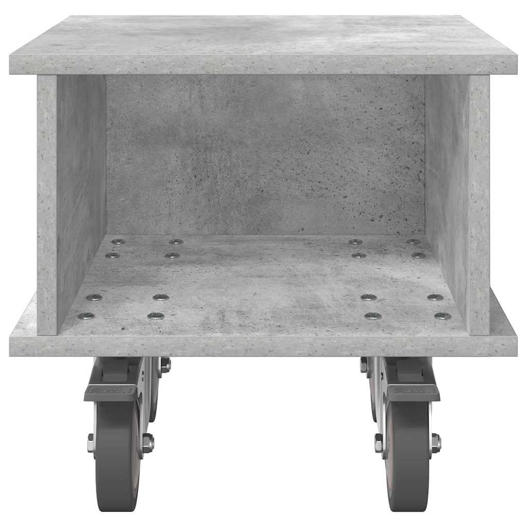 Supporto TV Grigio cemento 37 x 35 x 35 cm Legno multistrato