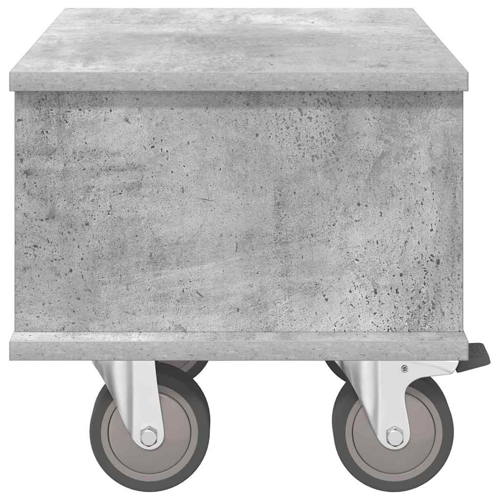 Supporto TV Grigio cemento 37 x 35 x 35 cm Legno multistrato