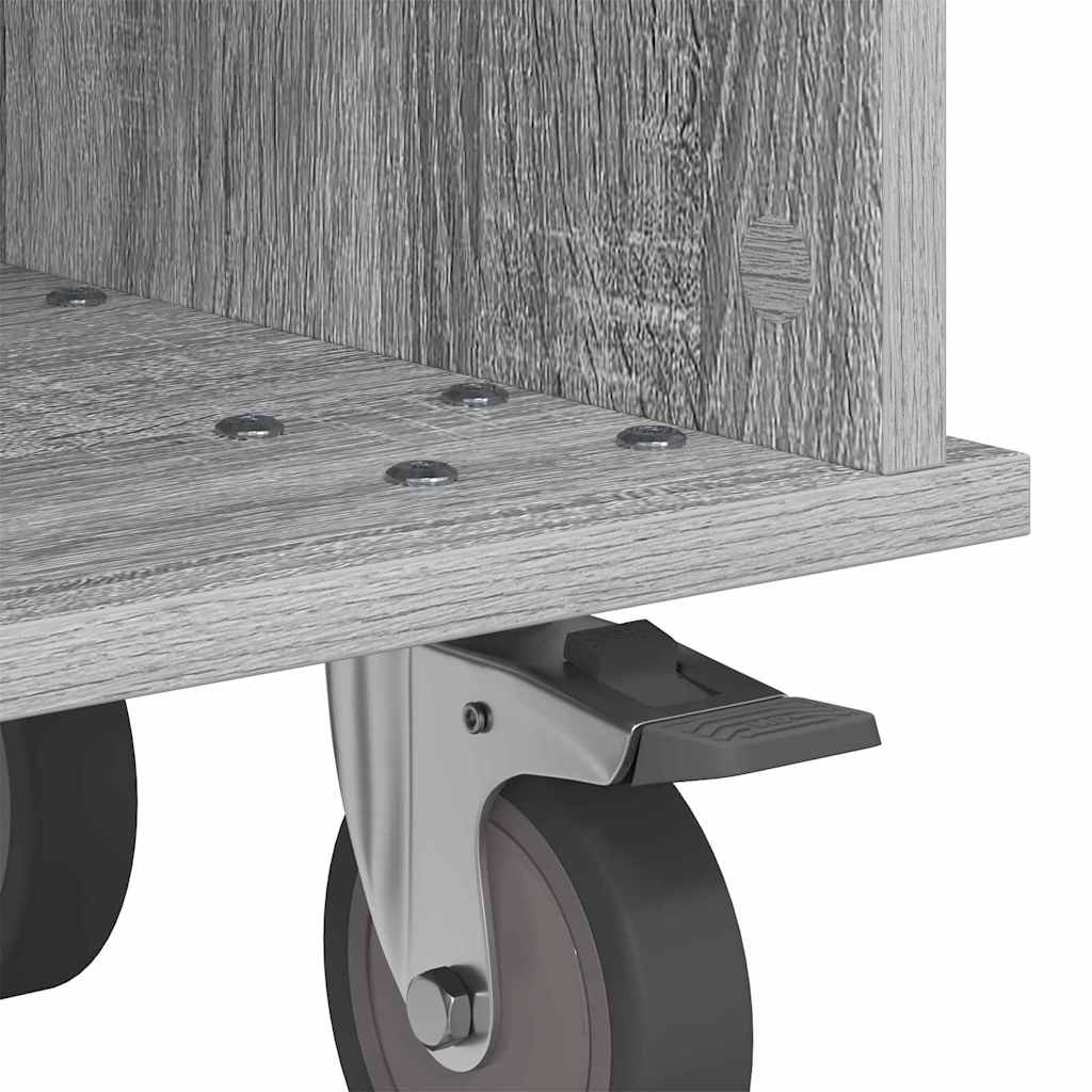 Supporto TV Grigio Sonoma 37 x 35 x 35 cm Legno multistrato