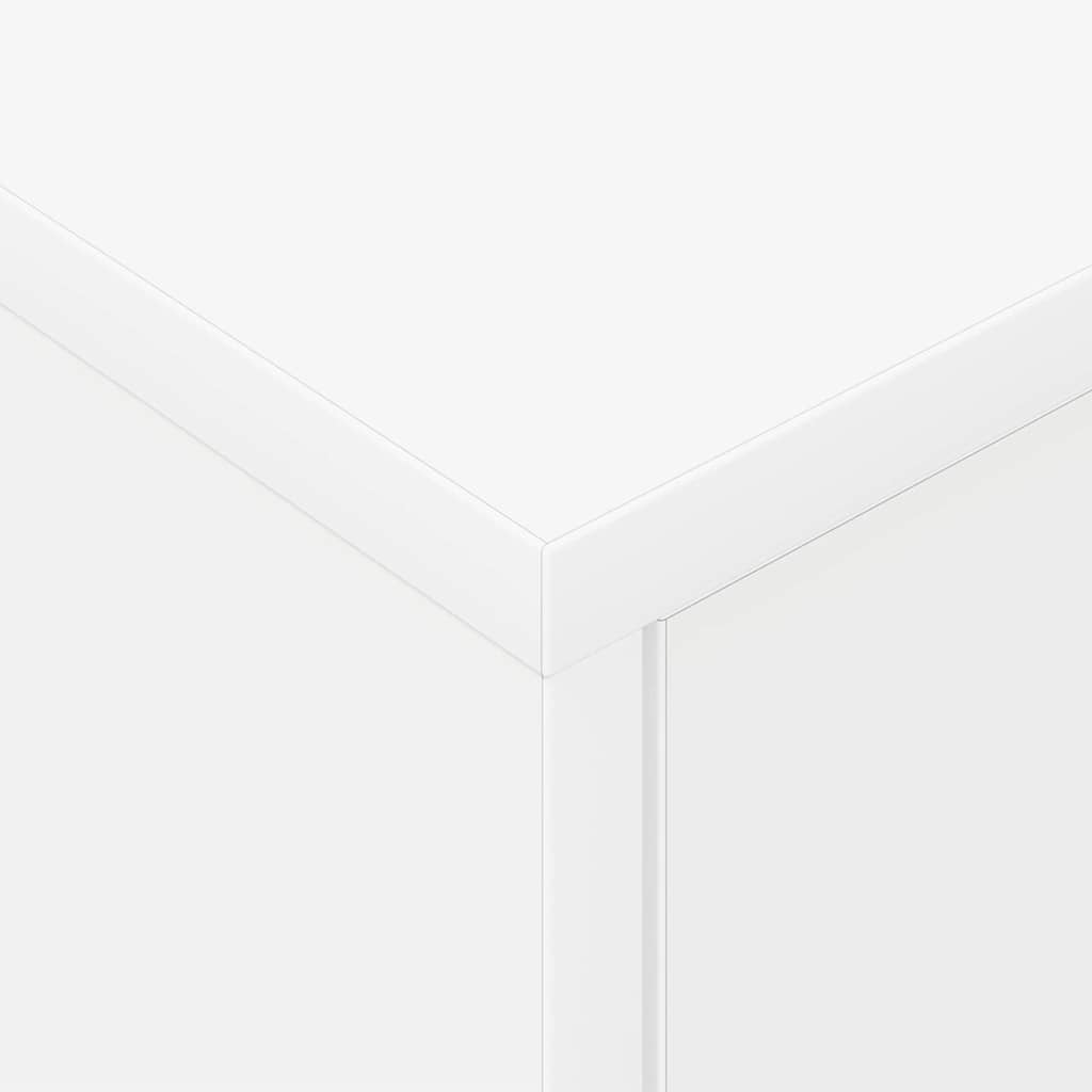 Comodino Bianco 40,5 x 40 x 48 cm Legno multistrato | homemem39