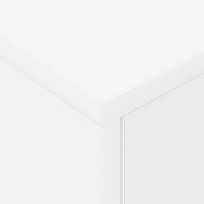 Comodino Bianco 40,5 x 40 x 48 cm Legno multistrato | homemem39