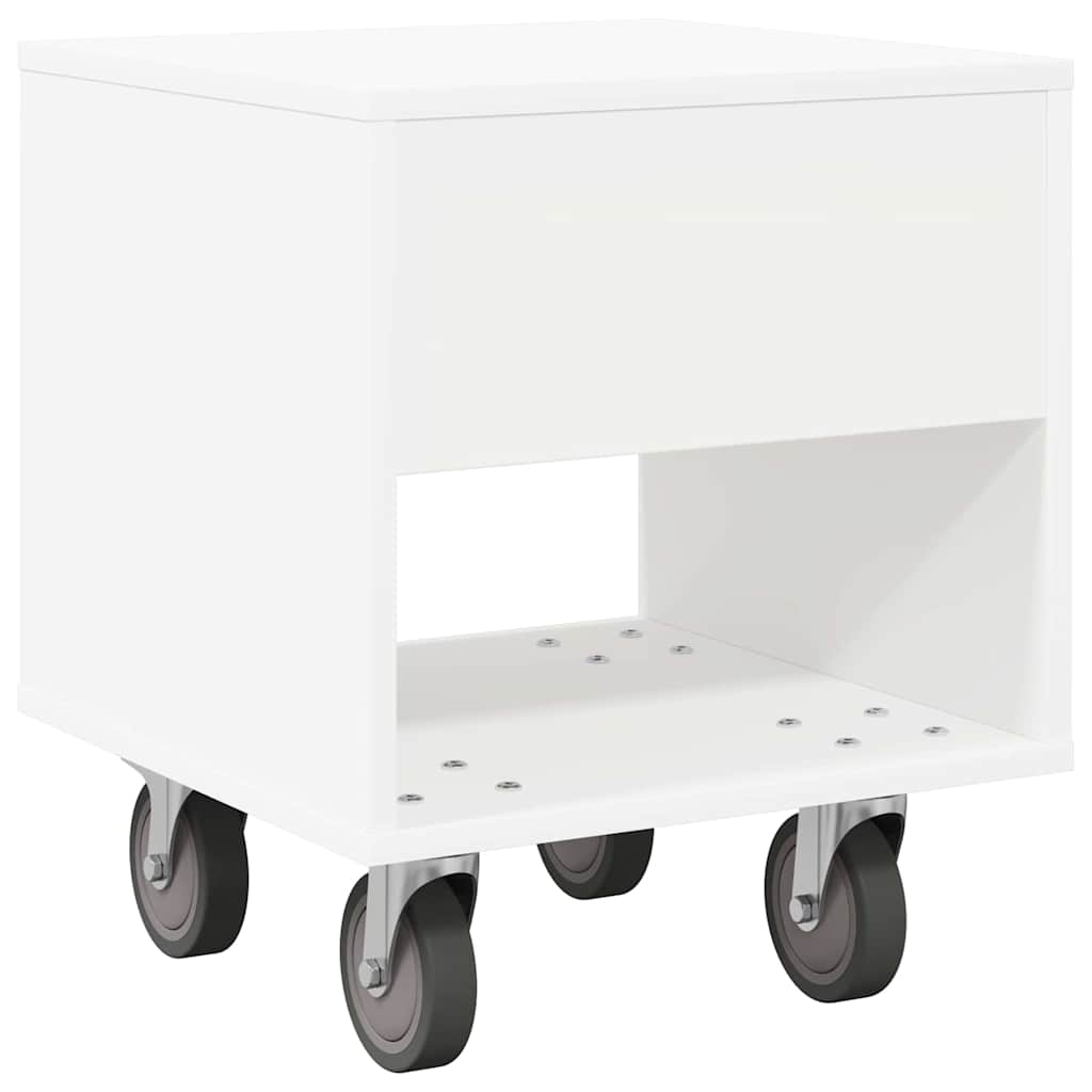 Comodino 2 pcs Bianco 40,5 x 40 x 48 cm Legno multistrato | homemem39