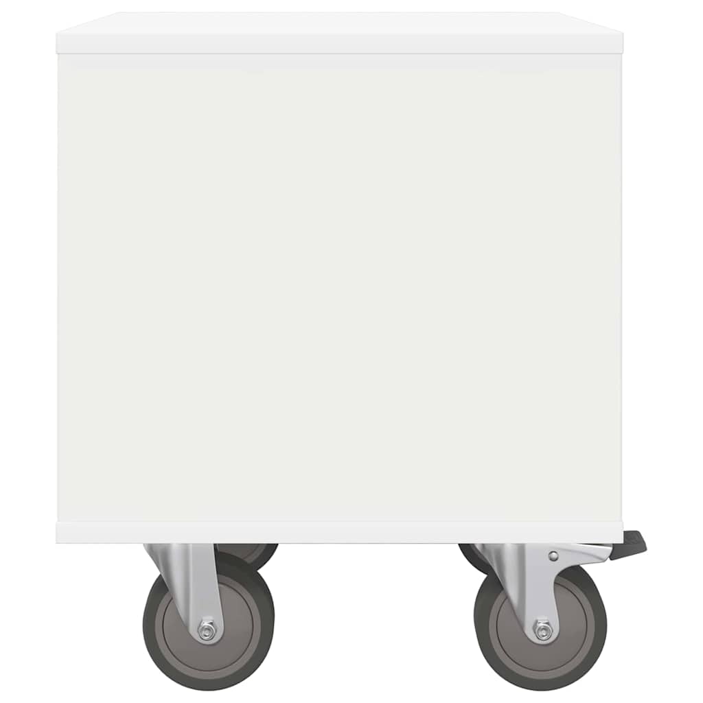 Comodino 2 pcs Bianco 40,5 x 40 x 48 cm Legno multistrato | homemem39