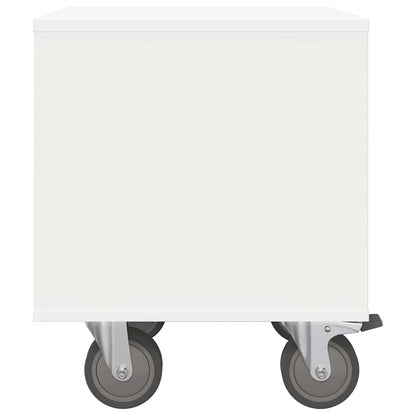Comodino 2 pcs Bianco 40,5 x 40 x 48 cm Legno multistrato | homemem39