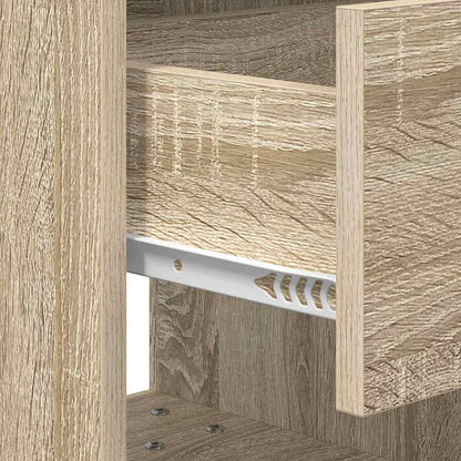 Comodino Rovere Sonoma 40,5 x 40 x 48 cm Legno multistrato