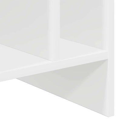 Mobile porta vinili Bianco 78.5 x 35 x 45 cm Legno multistrato | homemem39