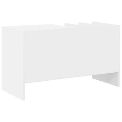Mobile porta vinili Bianco 78.5 x 35 x 45 cm Legno multistrato | homemem39
