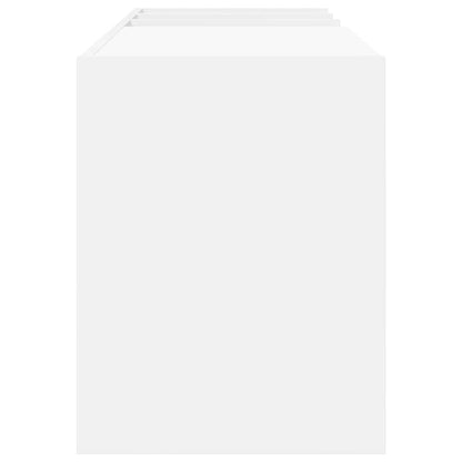 Mobile porta vinili Bianco 78.5 x 35 x 45 cm Legno multistrato | homemem39