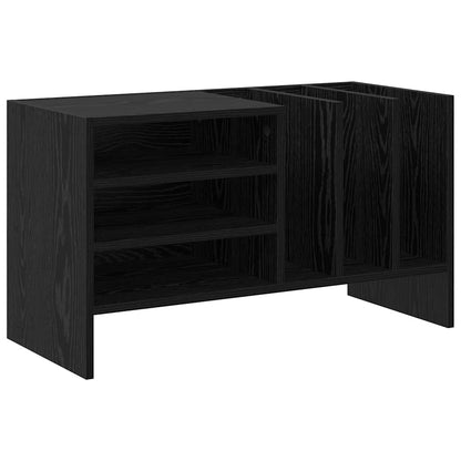 Mobile porta vinili Rovere Nero 78.5 x 35 x 45 cm