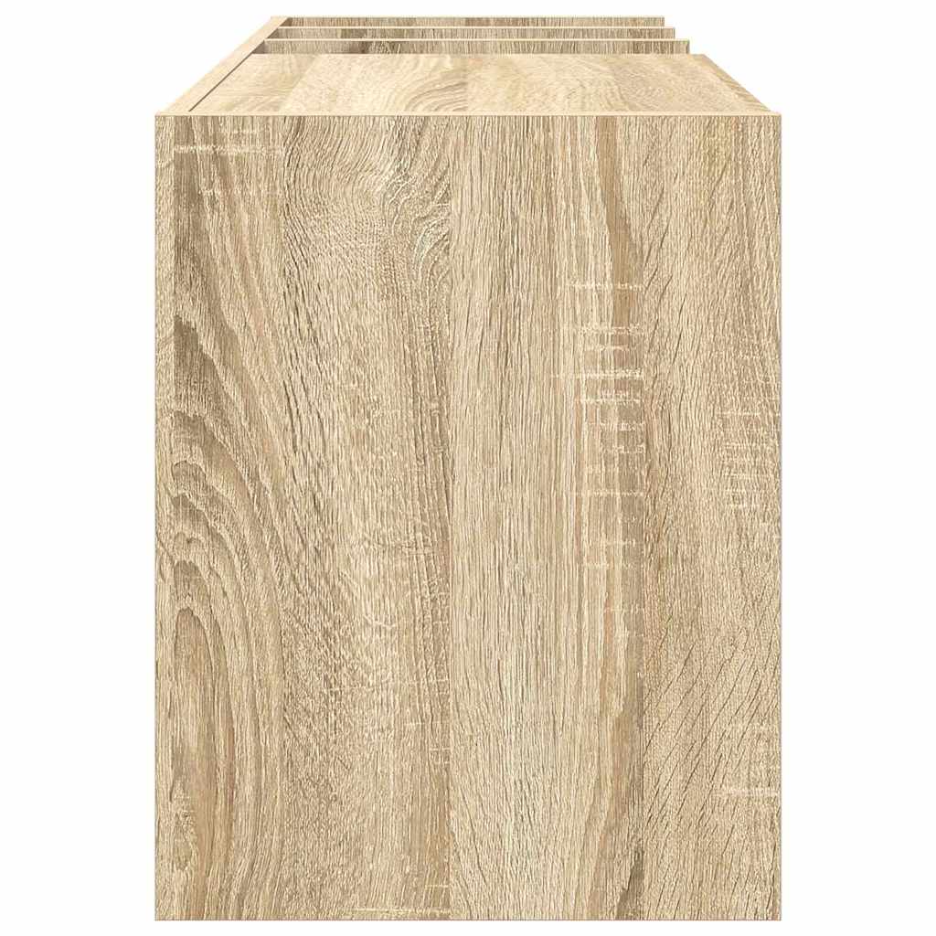 Mobile porta vinili Rovere Sonoma 78.5 x 35 x 45 cm | homemem39