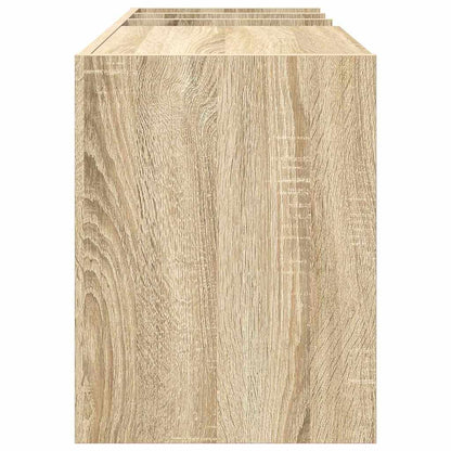 Mobile porta vinili Rovere Sonoma 78.5 x 35 x 45 cm | homemem39