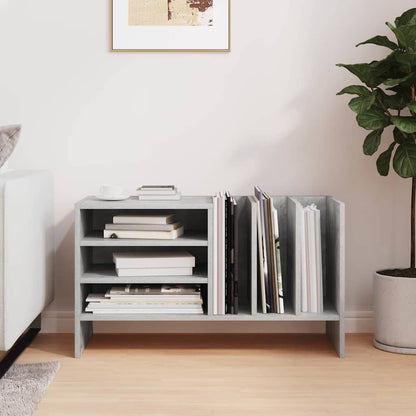Mobile porta vinili Grigio cemento 78.5 x 35 x 45 cm | homemem39