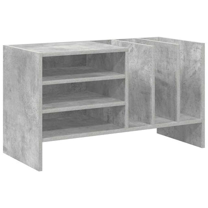 Mobile porta vinili Grigio cemento 78.5 x 35 x 45 cm | homemem39