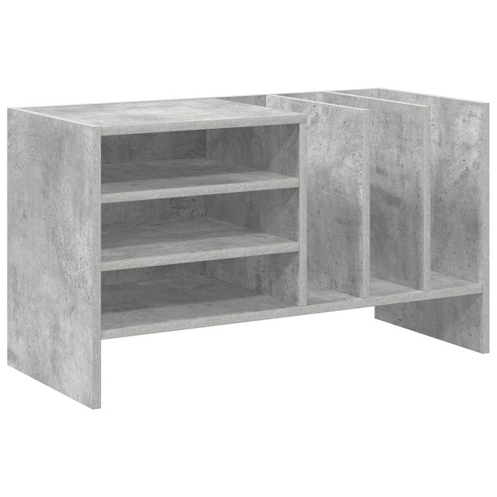 Mobile porta vinili Grigio cemento 78.5 x 35 x 45 cm
