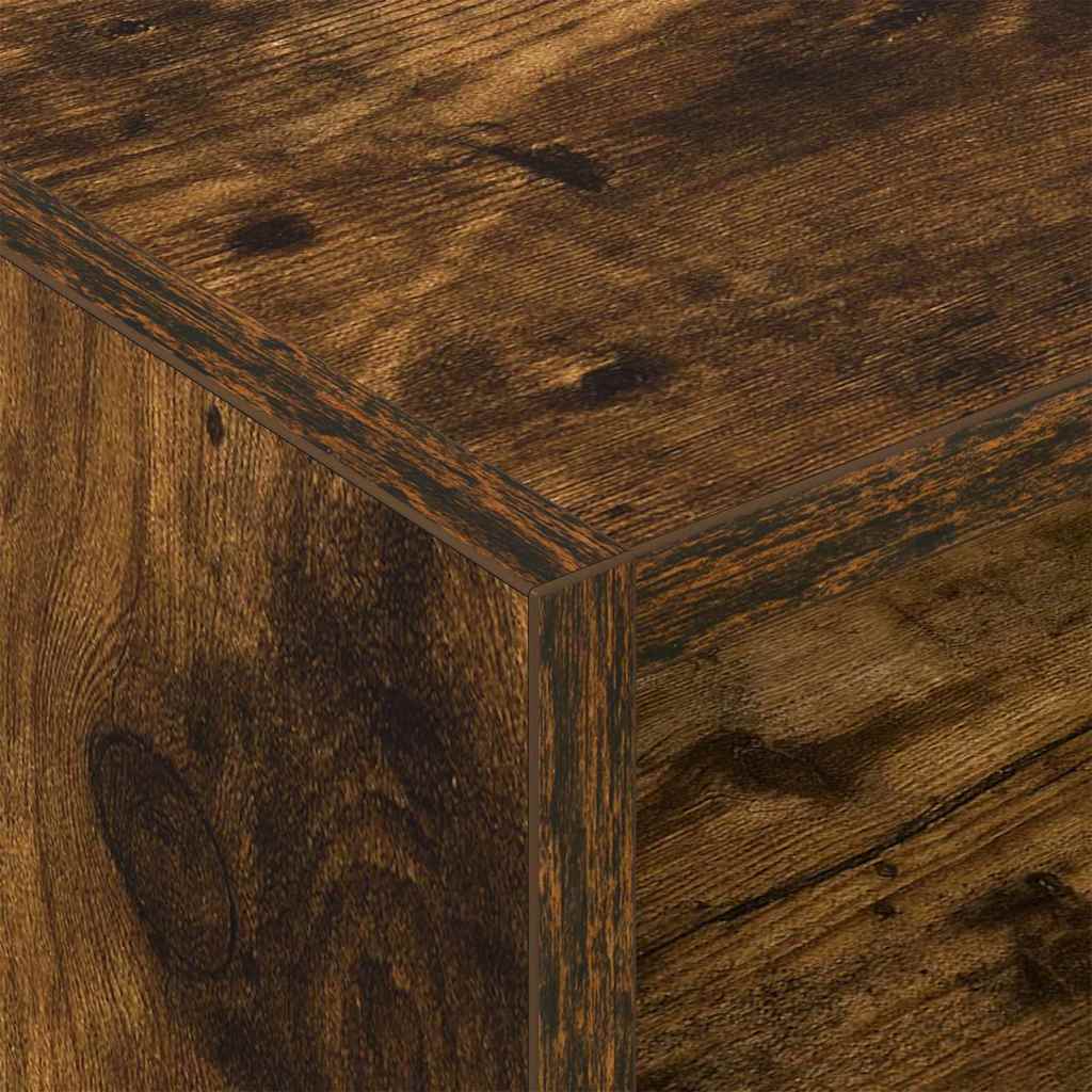 Mobile porta vinili Rovere fumé 78.5 x 35 x 45 cm | homemem39