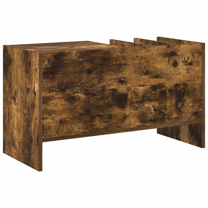 Mobile porta vinili Rovere fumé 78.5 x 35 x 45 cm