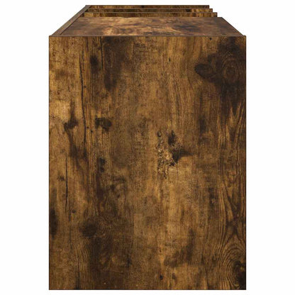Mobile porta vinili Rovere fumé 78.5 x 35 x 45 cm