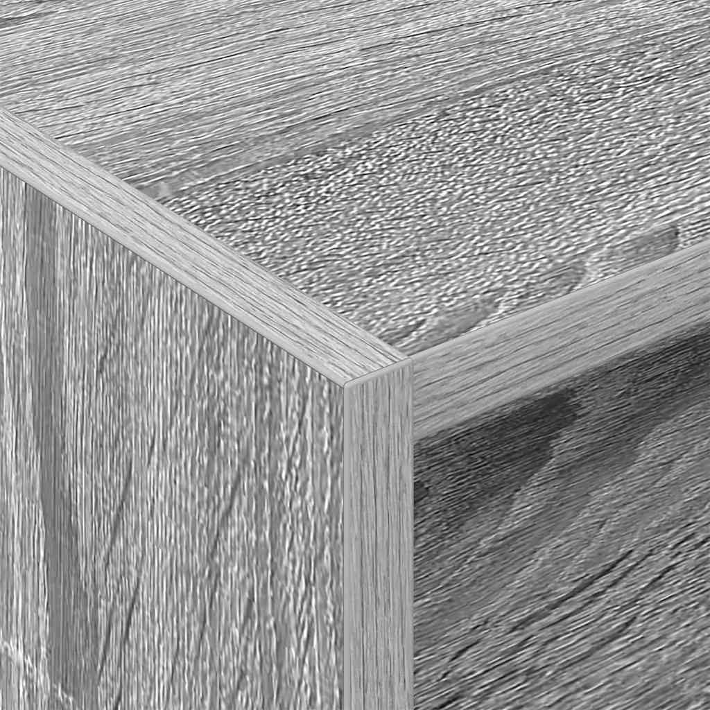 Mobile porta vinili Grigio Sonoma 78.5 x 35 x 45 cm | homemem39