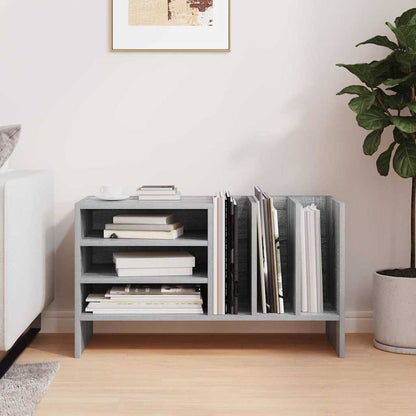 Mobile porta vinili Grigio Sonoma 78.5 x 35 x 45 cm