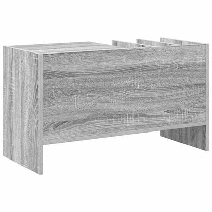 Mobile porta vinili Grigio Sonoma 78.5 x 35 x 45 cm