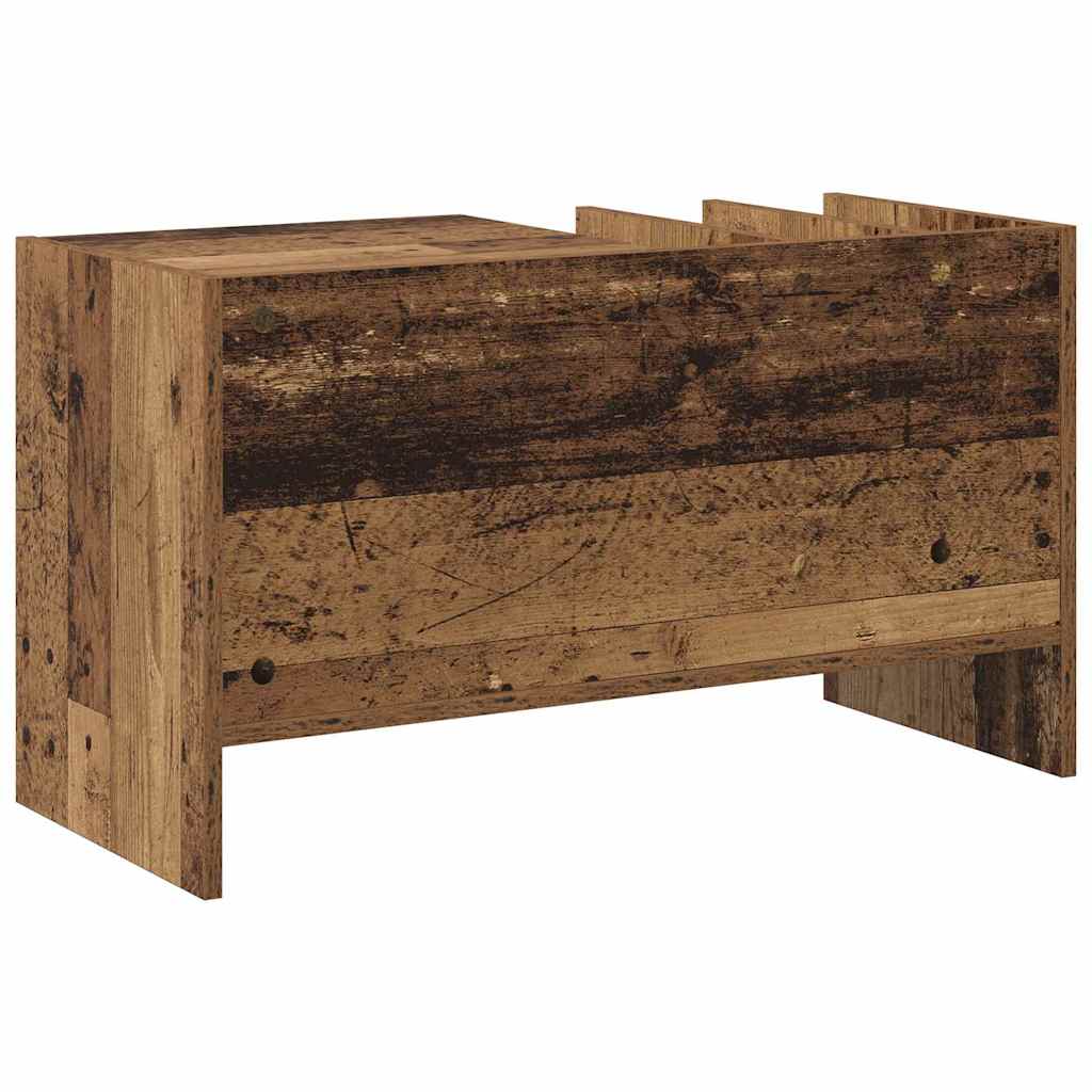 Mobile porta vinili Legno vecchio 78.5 x 35 x 45 cm