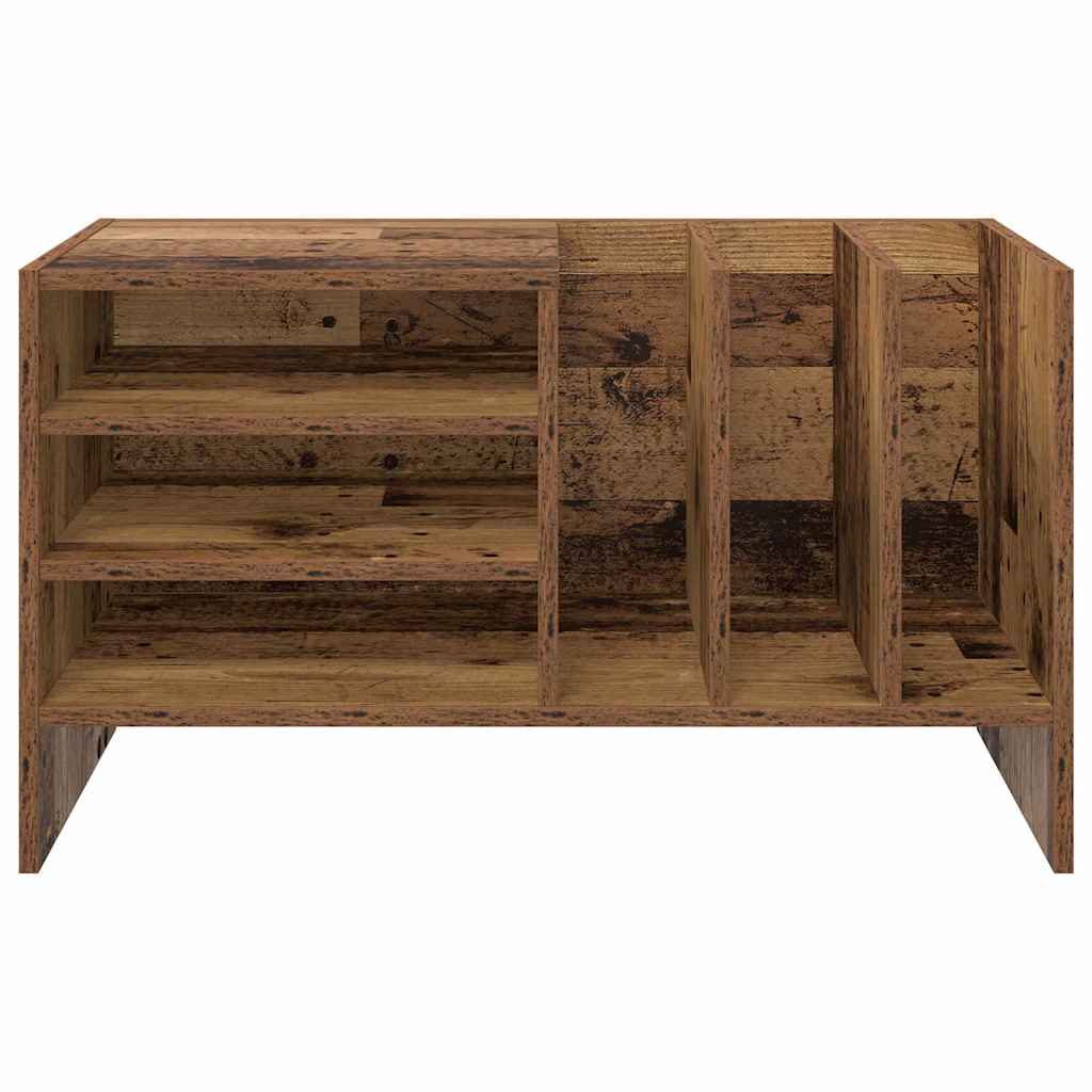 Mobile porta vinili Legno vecchio 78.5 x 35 x 45 cm