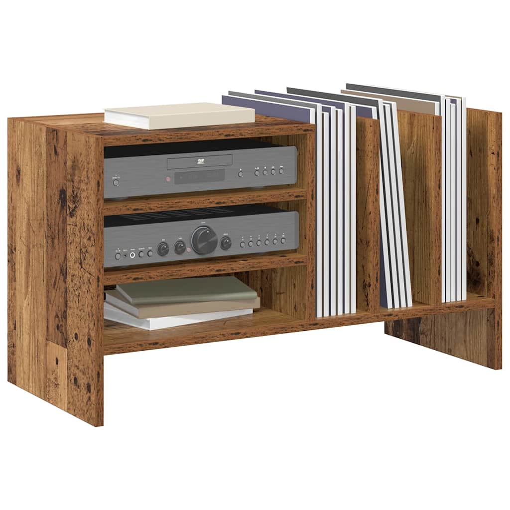 Mobile porta vinili Legno vecchio 78.5 x 35 x 45 cm