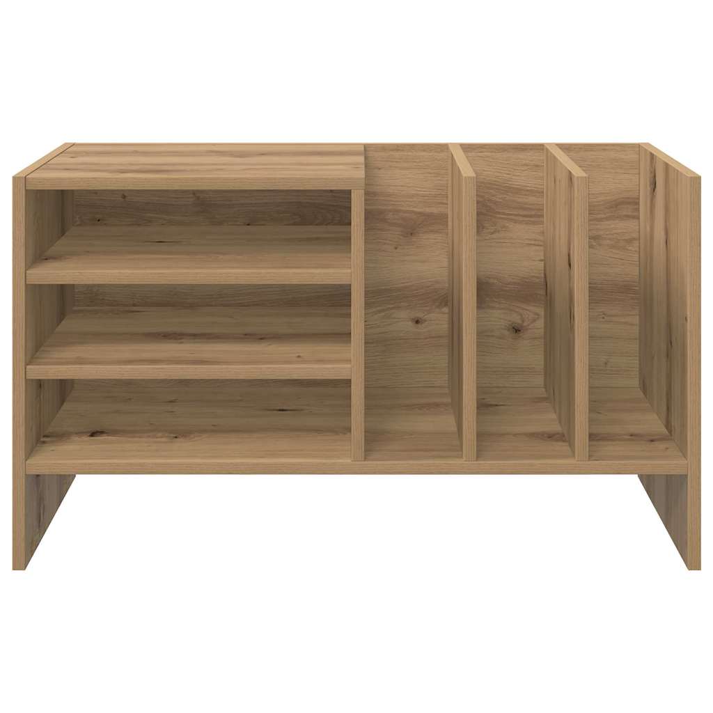 Mobile porta vinili Rovere artigianale 78.5 x 35 x 45 cm