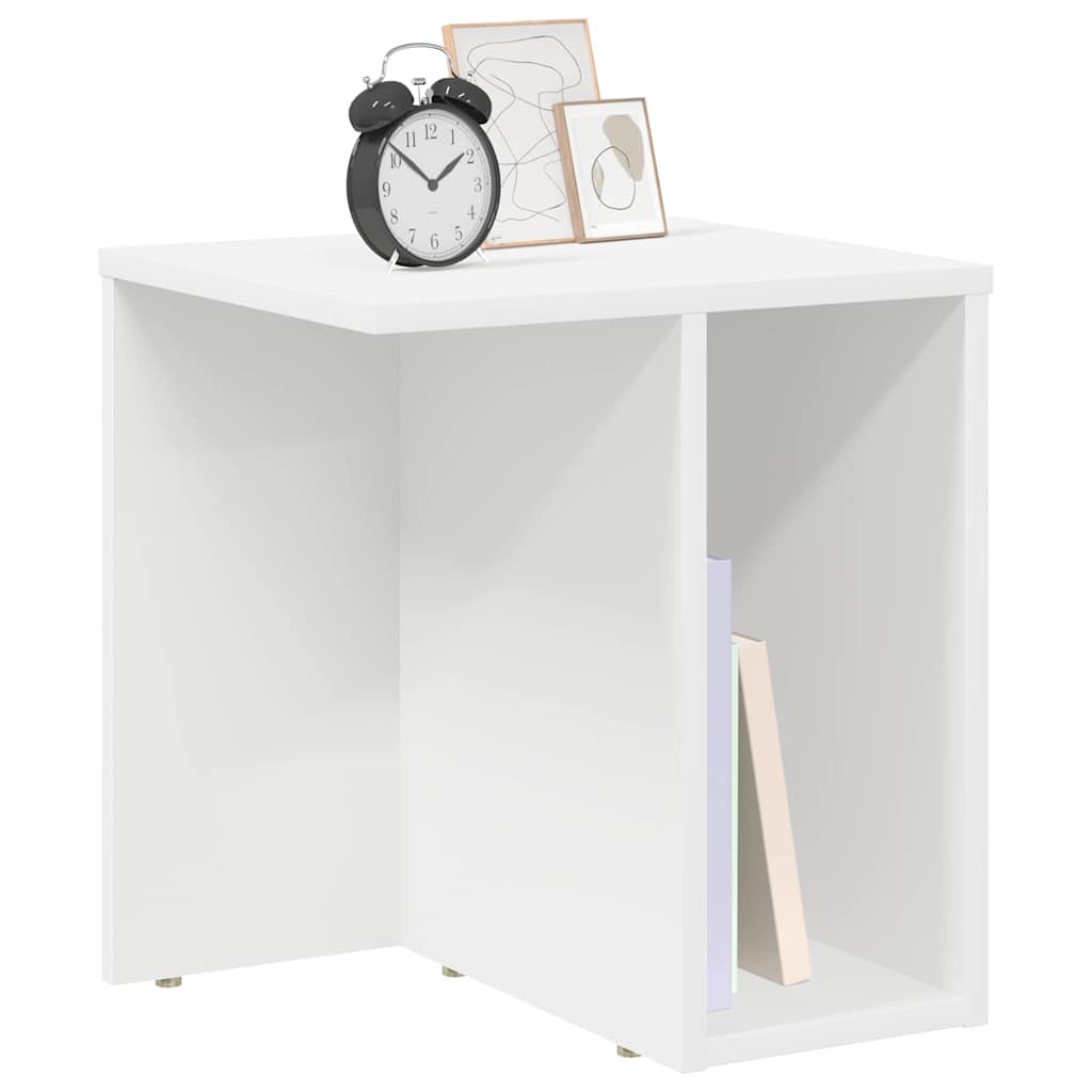 Tavolino Bianco 37 x 32 x 40 cm Legno multistrato | homemem39