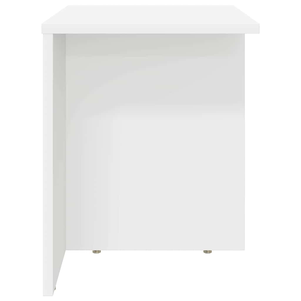Tavolino Bianco 37 x 32 x 40 cm Legno multistrato | homemem39
