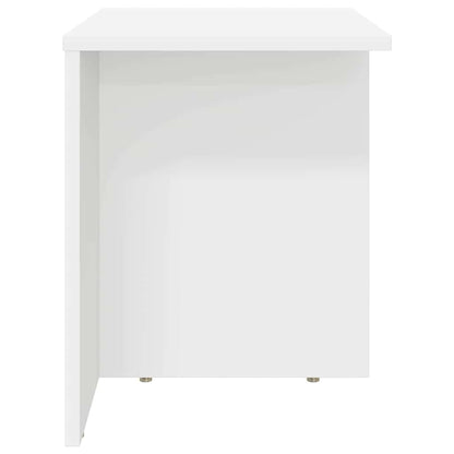 Tavolino Bianco 37 x 32 x 40 cm Legno multistrato | homemem39