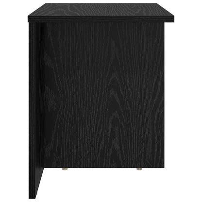 Tavolino Rovere Nero 37 x 32 x 40 cm Legno multistrato | homemem39