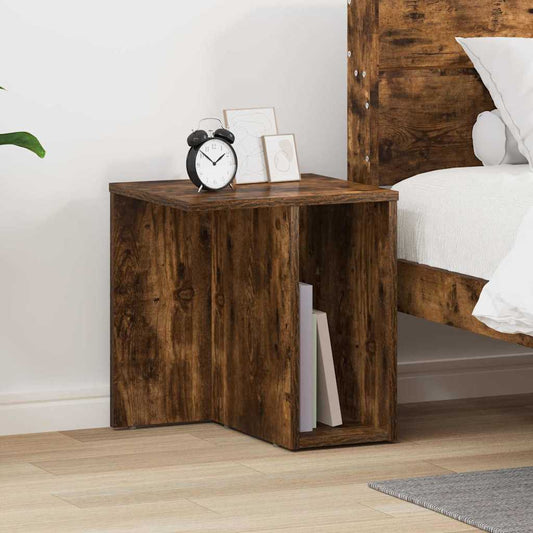 Tavolino Rovere fumé 37 x 32 x 40 cm Legno multistrato | homemem39