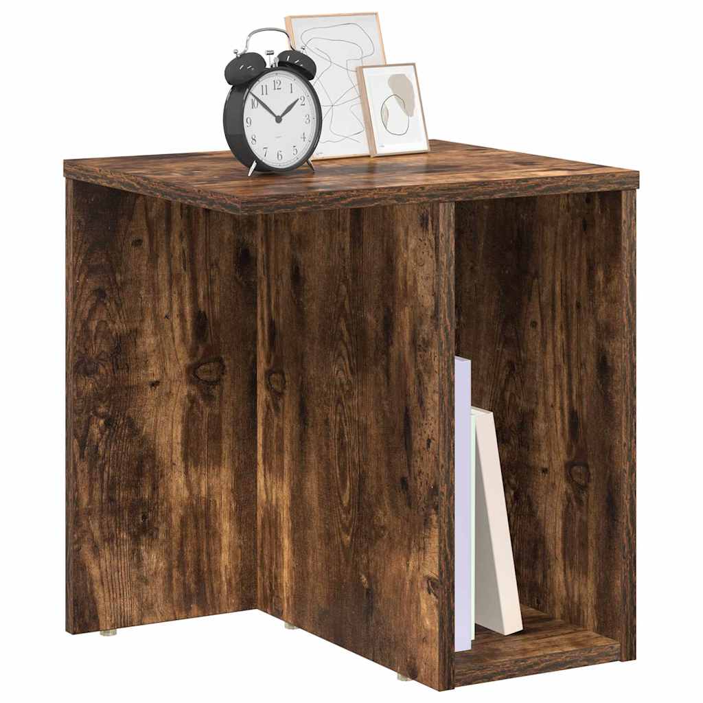 Tavolino Rovere fumé 37 x 32 x 40 cm Legno multistrato | homemem39