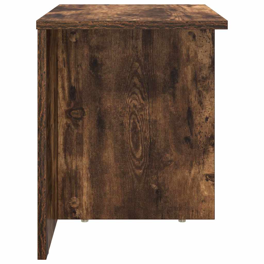 Tavolino Rovere fumé 37 x 32 x 40 cm Legno multistrato | homemem39