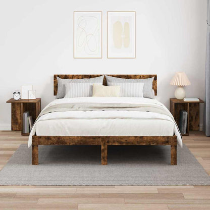 Tavolino 2 pcs Rovere fumé 37 x 32 x 40 cm Legno multistrato | homemem39