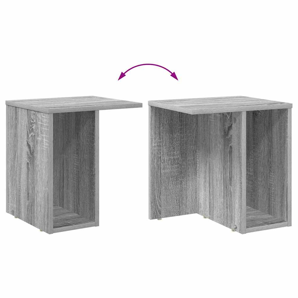Tavolino Grigio Sonoma 37 x 32 x 40 cm Legno multistrato | homemem39