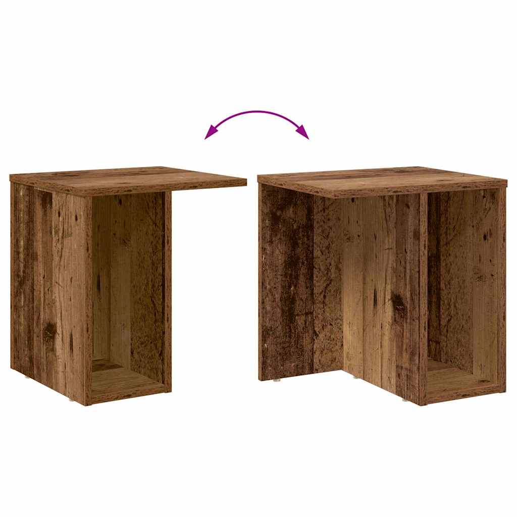 Tavolino Legno vecchio 37 x 32 x 40 cm Legno multistrato | homemem39