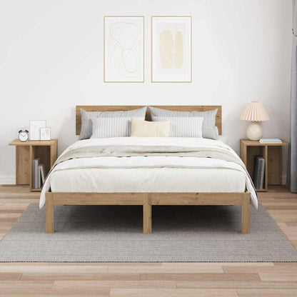 Tavolino 2 pz Rovere artigianale 37 x 32 x 40 cm | homemem39