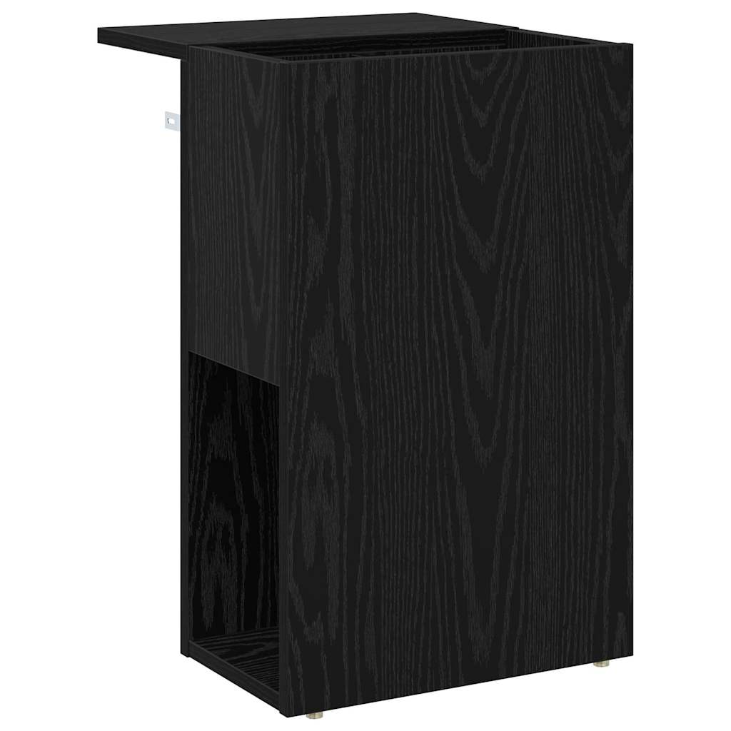 Tavolino Rovere Nero 35 x 40 x 55 cm Legno multistrato